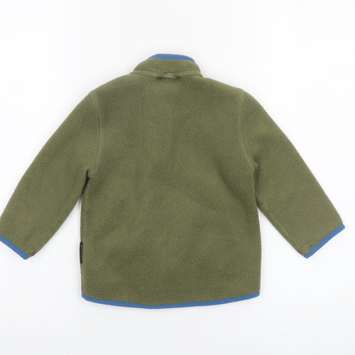 Jack Wolfskin Boys Green Fleece Full Zip Jacket Size 2 Years