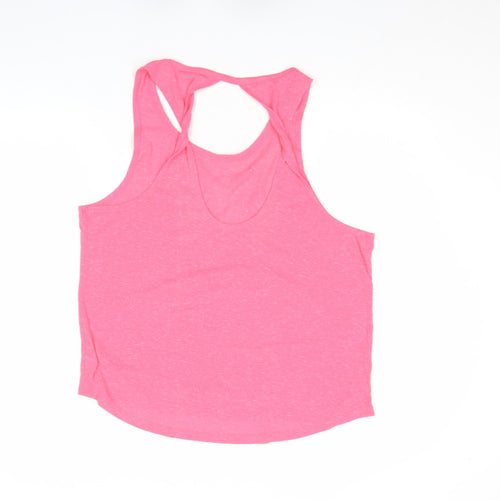 Victoria's Secret PINK Women's Pink Racerback Tank Top Size L