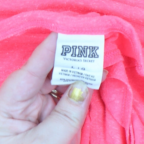 Victoria's Secret PINK Women's Pink Racerback Tank Top Size L