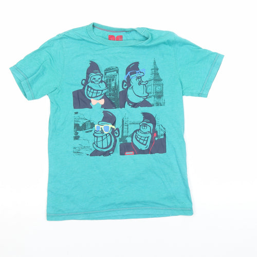 Next Boys Blue 8 Years Graphic Print Cotton Short Sleeve T-Shirt