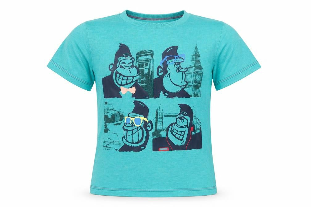 Next Boys Blue 8 Years Graphic Print Cotton Short Sleeve T-Shirt