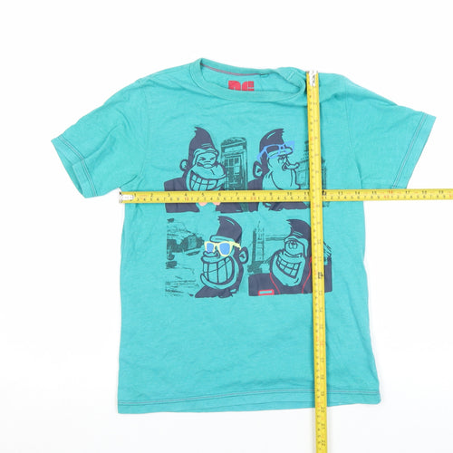 Next Boys Blue 8 Years Graphic Print Cotton Short Sleeve T-Shirt