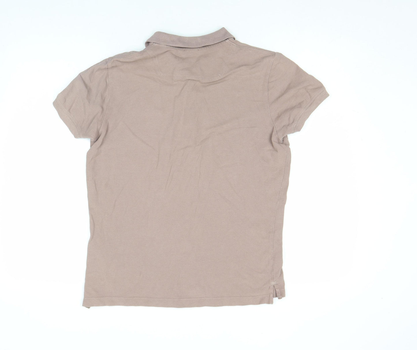 Diesel Men's Brown Cotton Short Sleeve Polo Shirt Size M