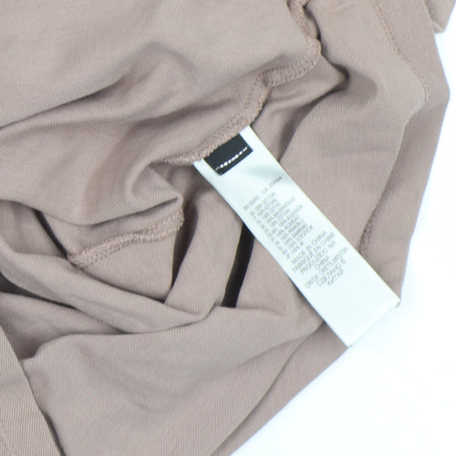 Diesel Men's Brown Cotton Short Sleeve Polo Shirt Size M