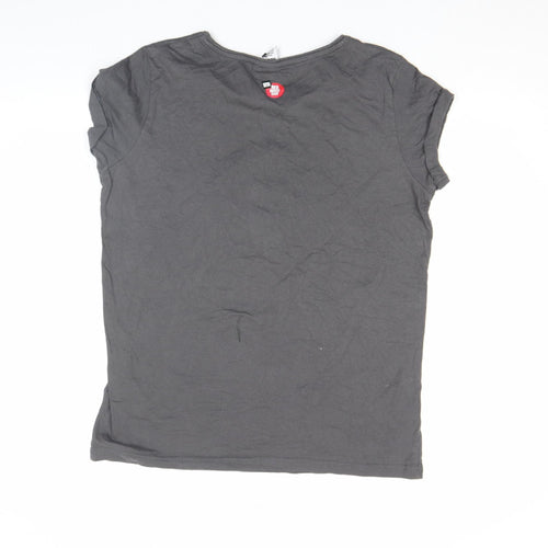 Comic Relief x Disney Womens Grey Mickey Mouse Sequin T-Shirt L