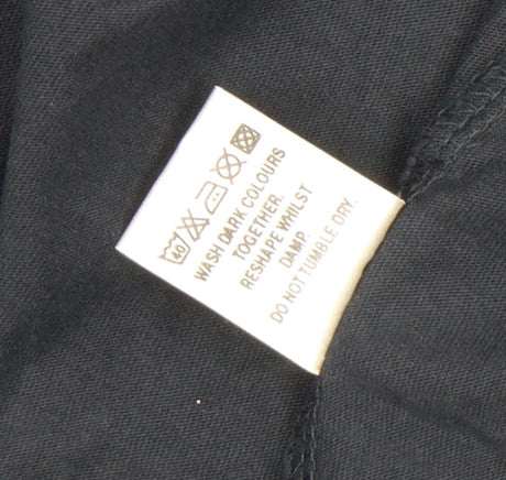 Kustom Kit Men's Black Cotton Crew Neck Short Sleeve T-Shirt M