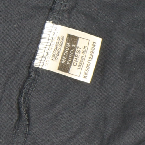 Kustom Kit Men's Black Cotton Crew Neck Short Sleeve T-Shirt M