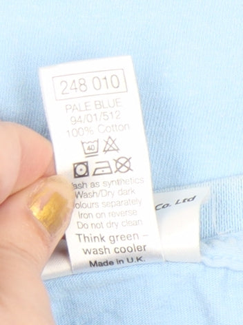 Haynes Men's Blue XL Italian Scooters Graphic T-Shirt