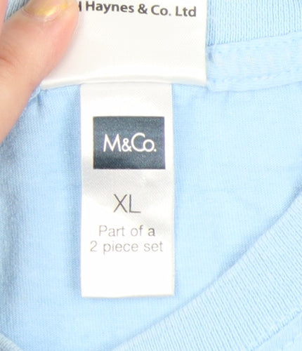 Haynes Men's Blue XL Italian Scooters Graphic T-Shirt