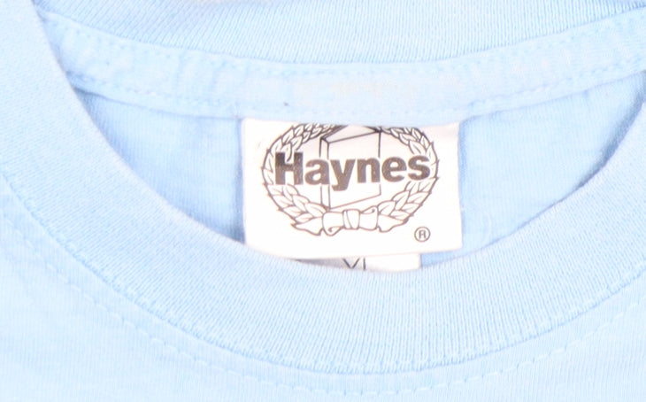 Haynes Men's Blue XL Italian Scooters Graphic T-Shirt