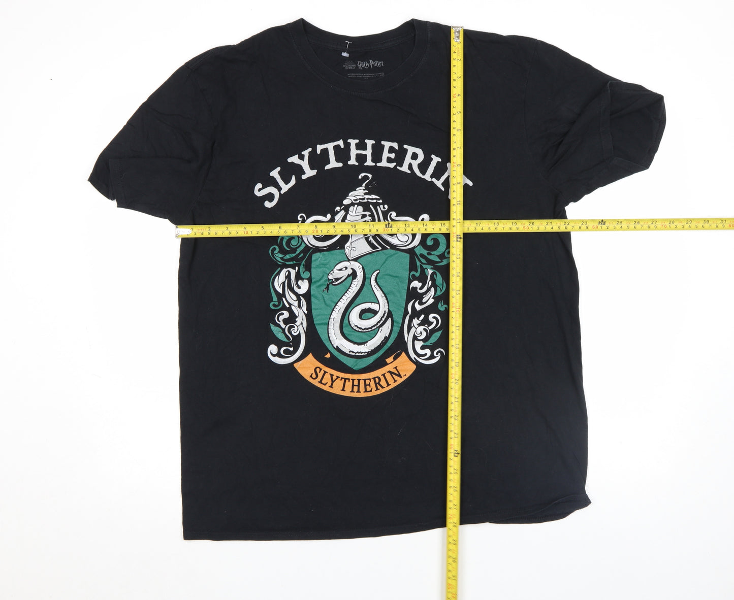 Harry Potter Slytherin Black XL Men's Cotton Graphic T-Shirt