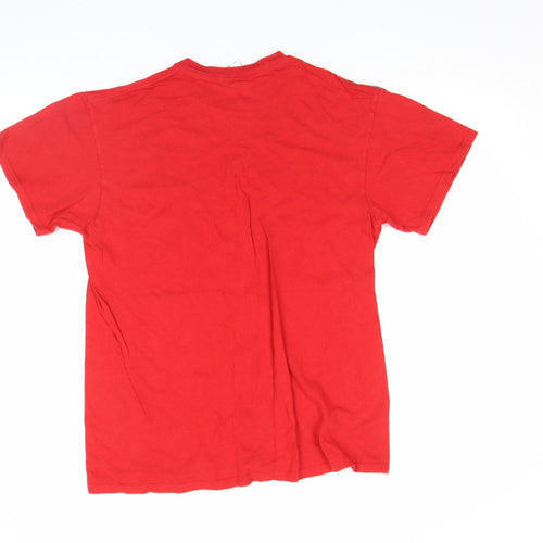 Delta Men Red Stanley Cup Champions 2018 Cotton Short Sleeve T-Shirt M