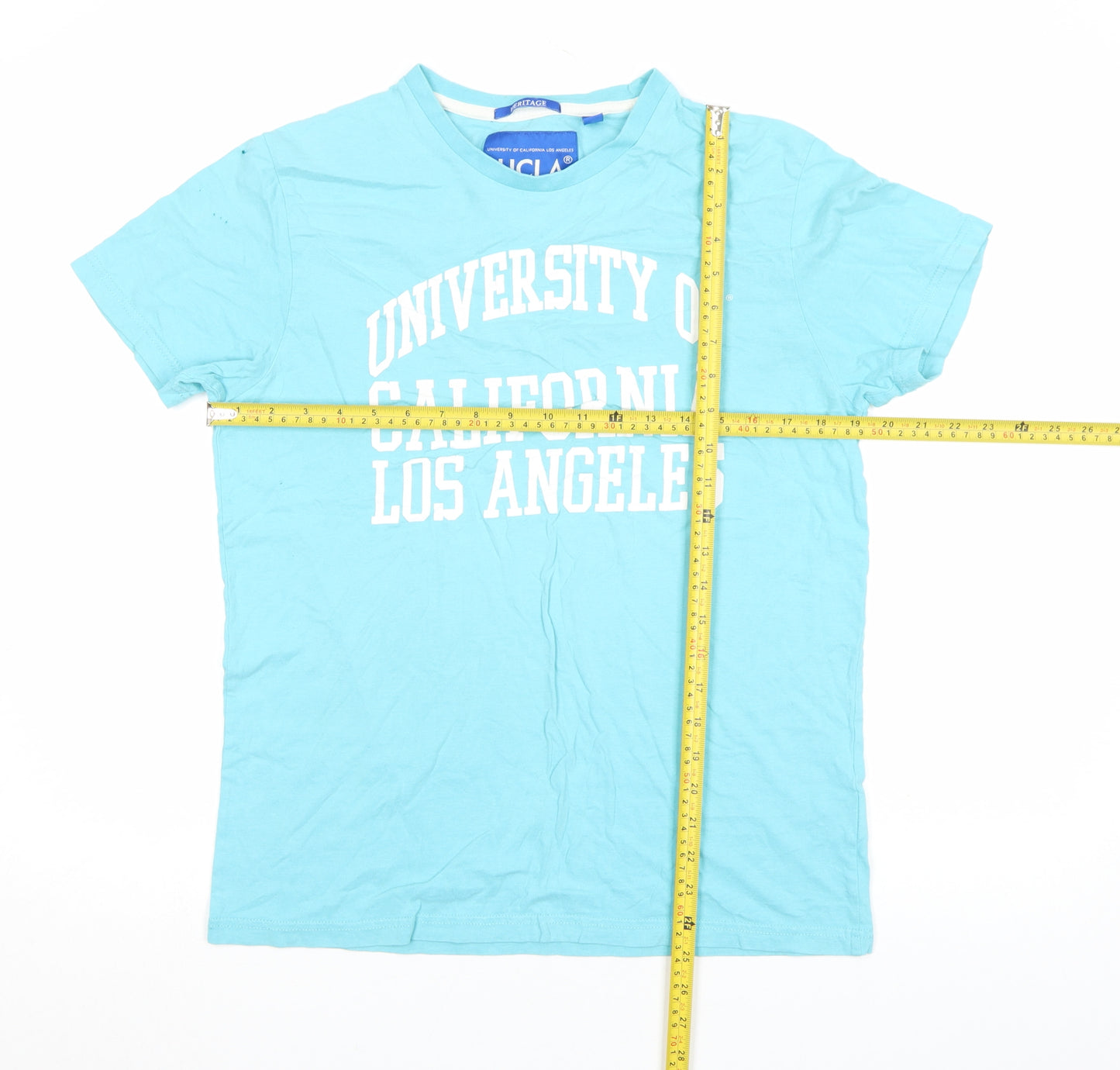 UCLA Men's Blue Cotton Heritage University Graphic T-Shirt Size M