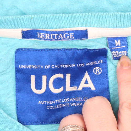 UCLA Men's Blue Cotton Heritage University Graphic T-Shirt Size M