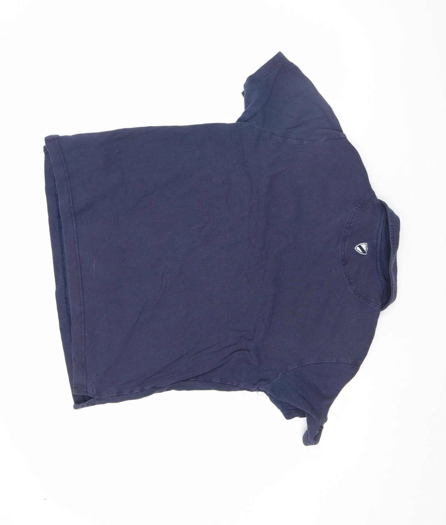 Playerlayer Men’s Blue Polo Shirt Medium Durham Embroidered Sports Top