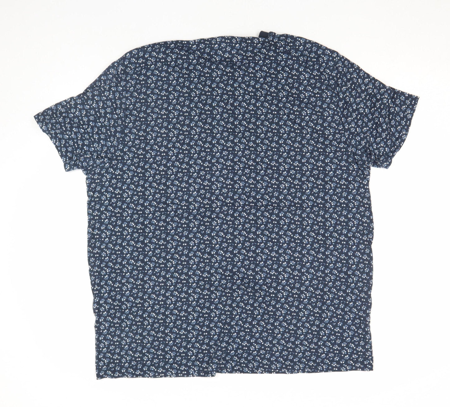 Penguin by Munsingwear Men's Blue Floral Cotton T-Shirt XL