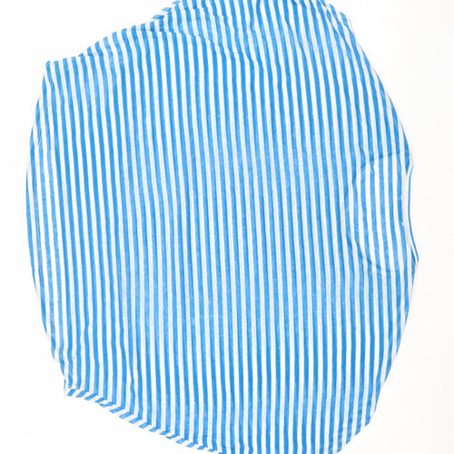 Whistles Women’s Blue White Striped Relaxed Fit T-Shirt Size L