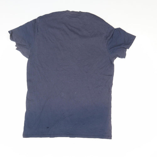 Levi's Men's Blue Graphic Logo Crew Neck T-Shirt Size M