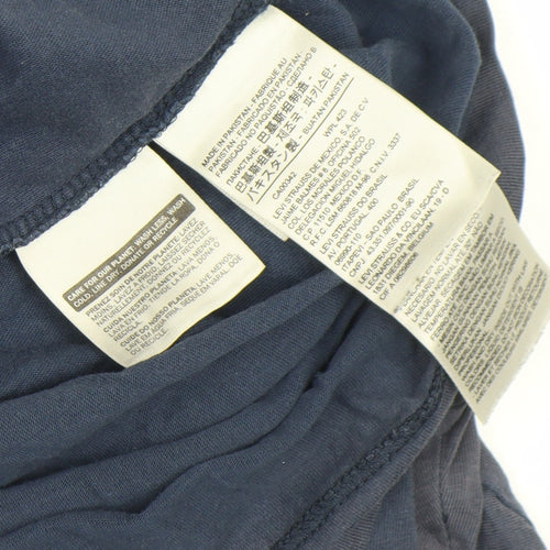 Levi's Men's Blue Graphic Logo Crew Neck T-Shirt Size M