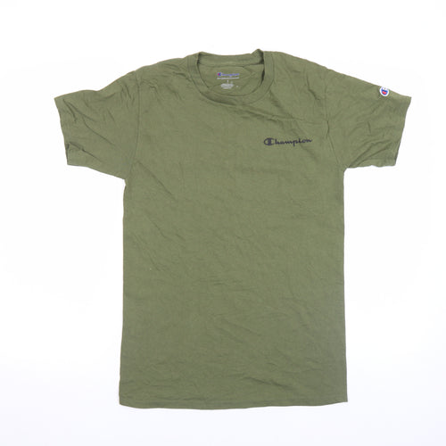 Champion Men's Green Small Crew Neck Short Sleeve T-Shirt