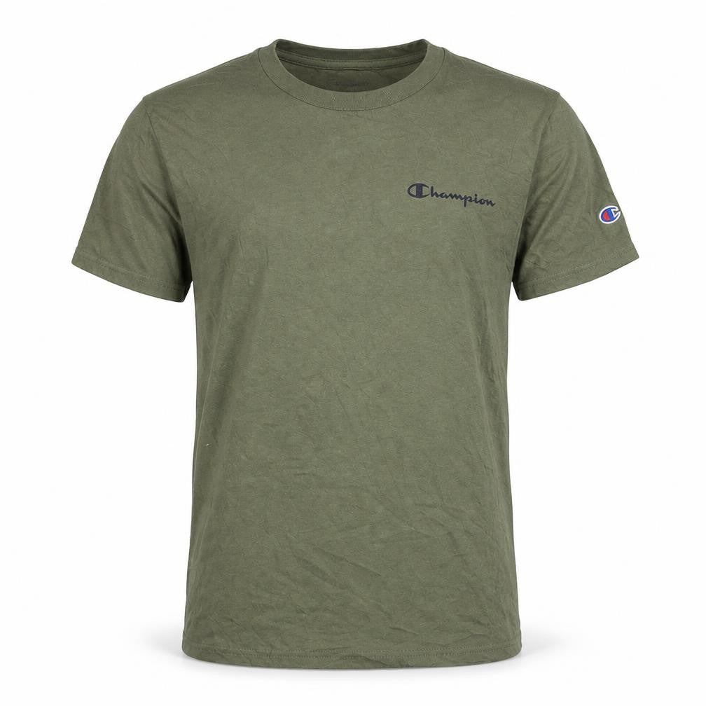 Champion Men's Green Small Crew Neck Short Sleeve T-Shirt