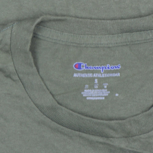 Champion Men's Green Small Crew Neck Short Sleeve T-Shirt