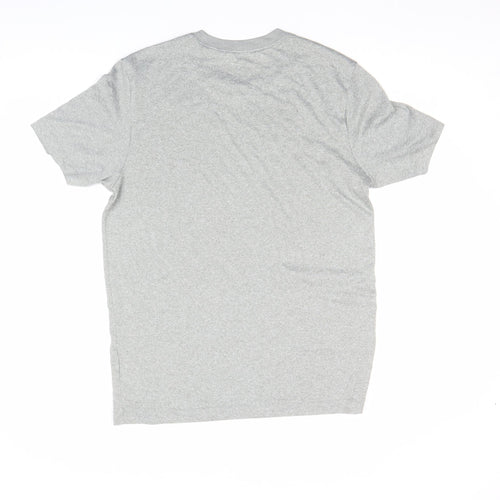 Nike Men's Grey Dri-Fit Athletic Short Sleeve Crew Neck T-Shirt Size S