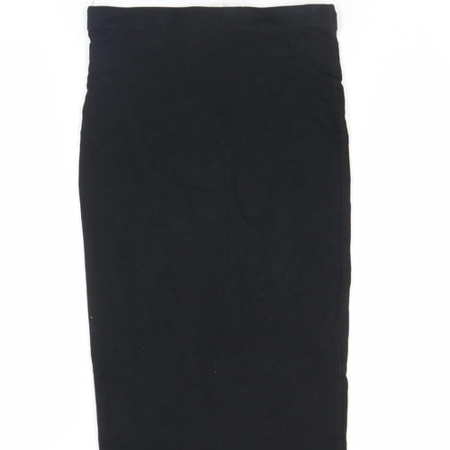 H&M Women’s Black XS Pencil Skirt Stretch Cotton Jersey