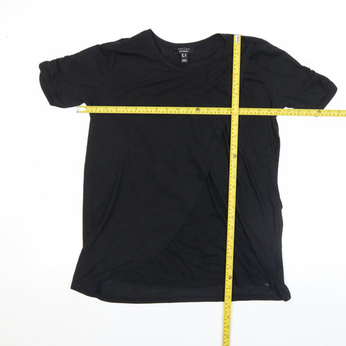 New Look Women Black Maternity Stretch Jersey T-Shirt Size 10