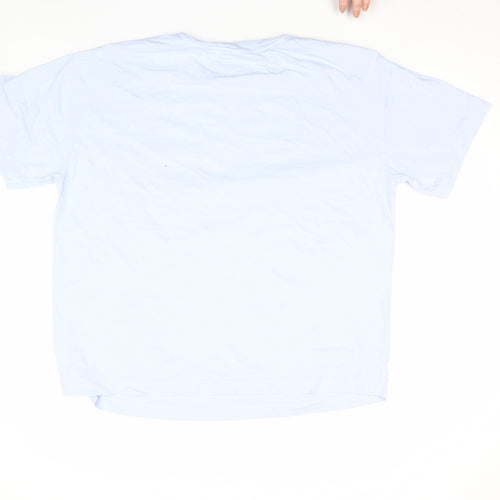 Disney Mickey Mouse Blue Crew Neck T-Shirt Women’s Size 16 George