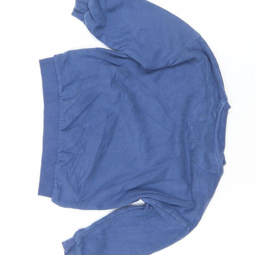 F&F Boys Blue 4-5 Years Pullover Sweatshirt Cotton ONLY GOOD TIMES