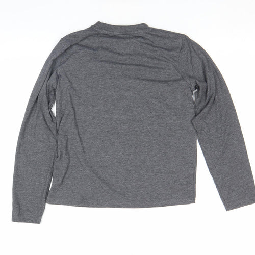Rebel by Primark Boys Grey Long Sleeve Graphic T-Shirt 12-13 Years