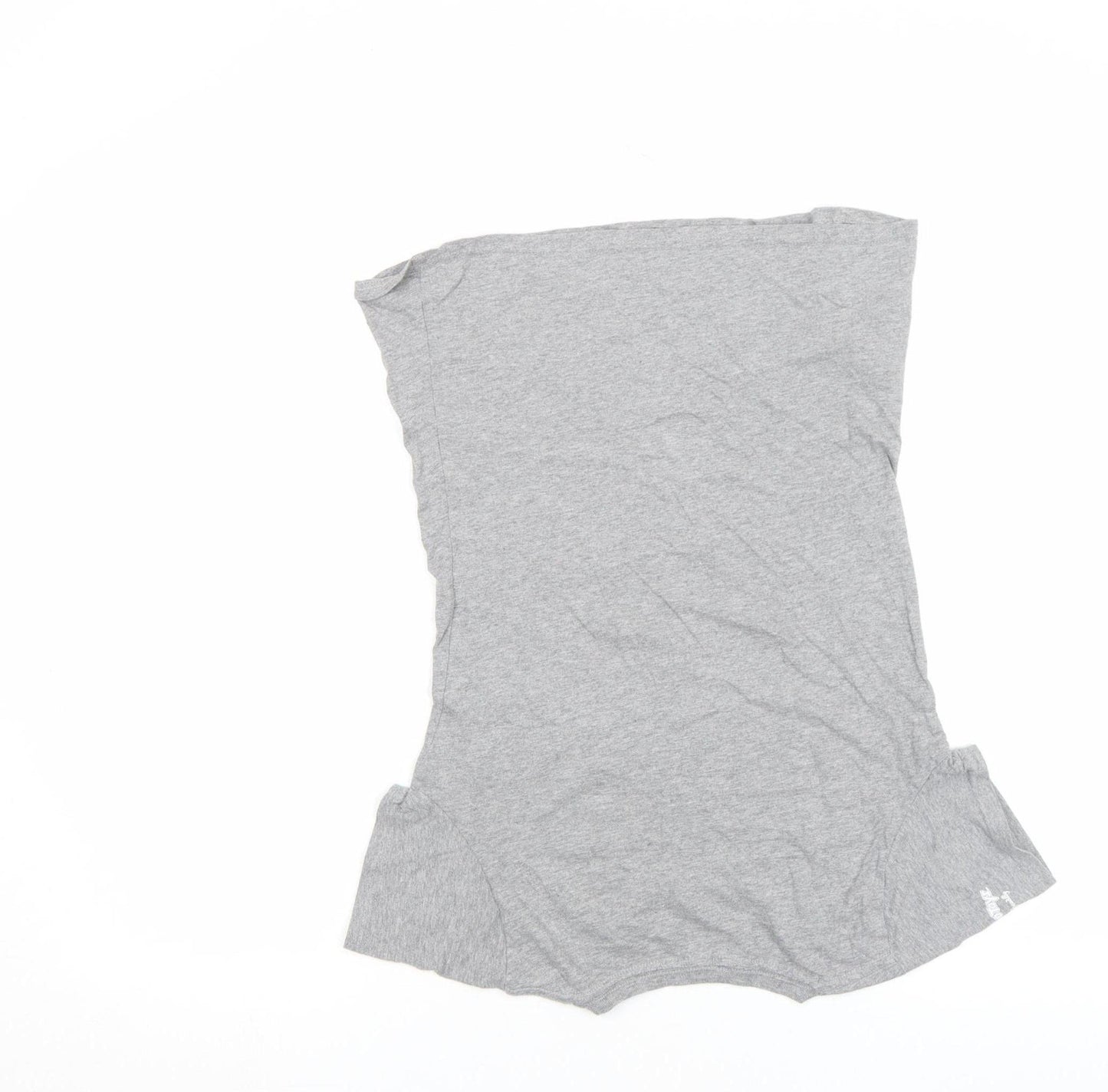 Earth Positive Girls Grey Totoro Graphic T-Shirt Size S Organic Cotton