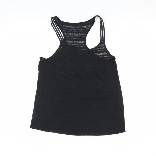 Marks and Spencer Womens Black Racerback Tank Top Size 10