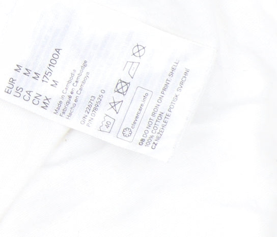 H&M Divided Women's White Mickey Mouse Sleeveless Cropped T-Shirt M