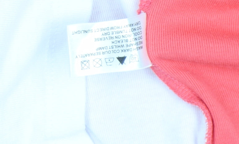 TIGI Wear Women's Pink 3/4 Sleeve V-Neck Tunic Top Size 10/12