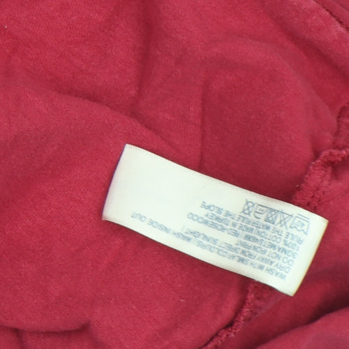 Fat Face Men's Red Cotton Alpine Graphic T-Shirt M