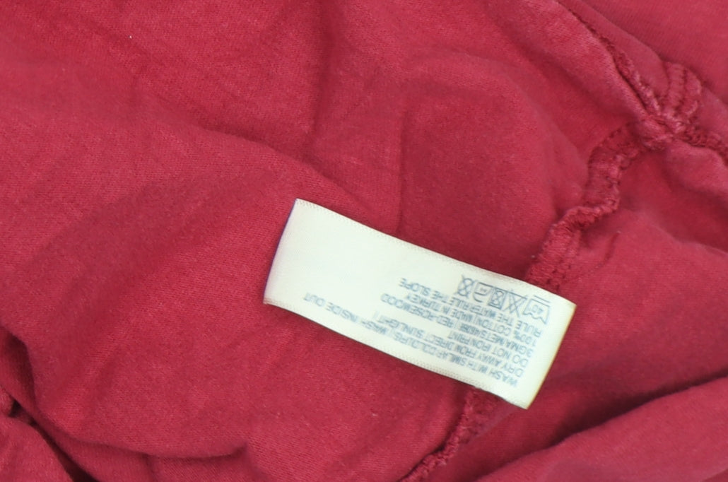 Fat Face Men's Red Cotton Alpine Graphic T-Shirt M