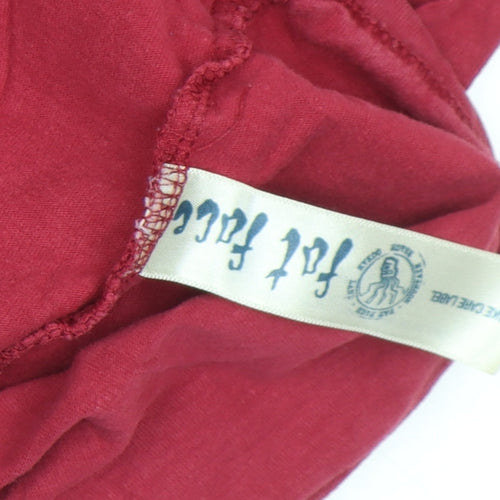 Fat Face Men's Red Cotton Alpine Graphic T-Shirt M