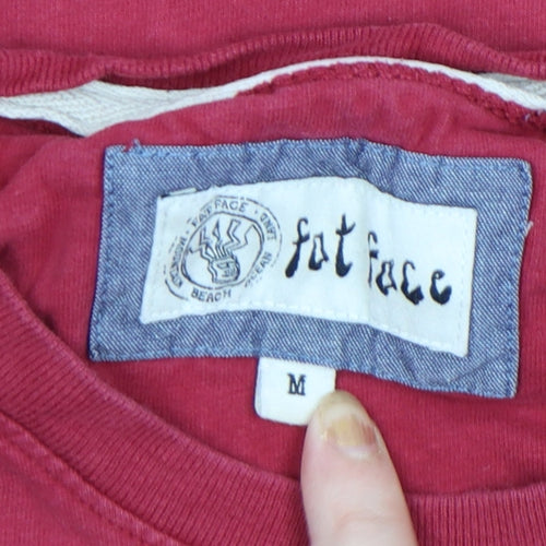 Fat Face Men's Red Cotton Alpine Graphic T-Shirt M