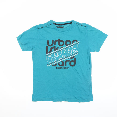 Cole Men's Blue Slim Fit Skateboard Graphic T-Shirt M