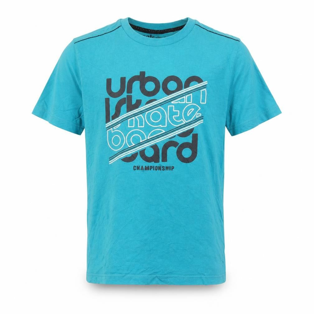 Cole Men's Blue Slim Fit Skateboard Graphic T-Shirt M