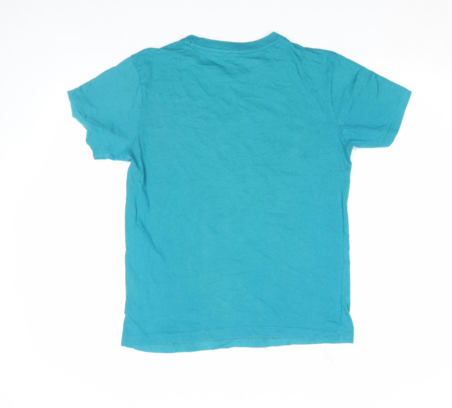 Cole Men's Blue Slim Fit Skateboard Graphic T-Shirt M