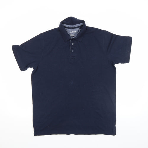 Livergy Men’s Blue M Regular Fit Cotton Polo Shirt
