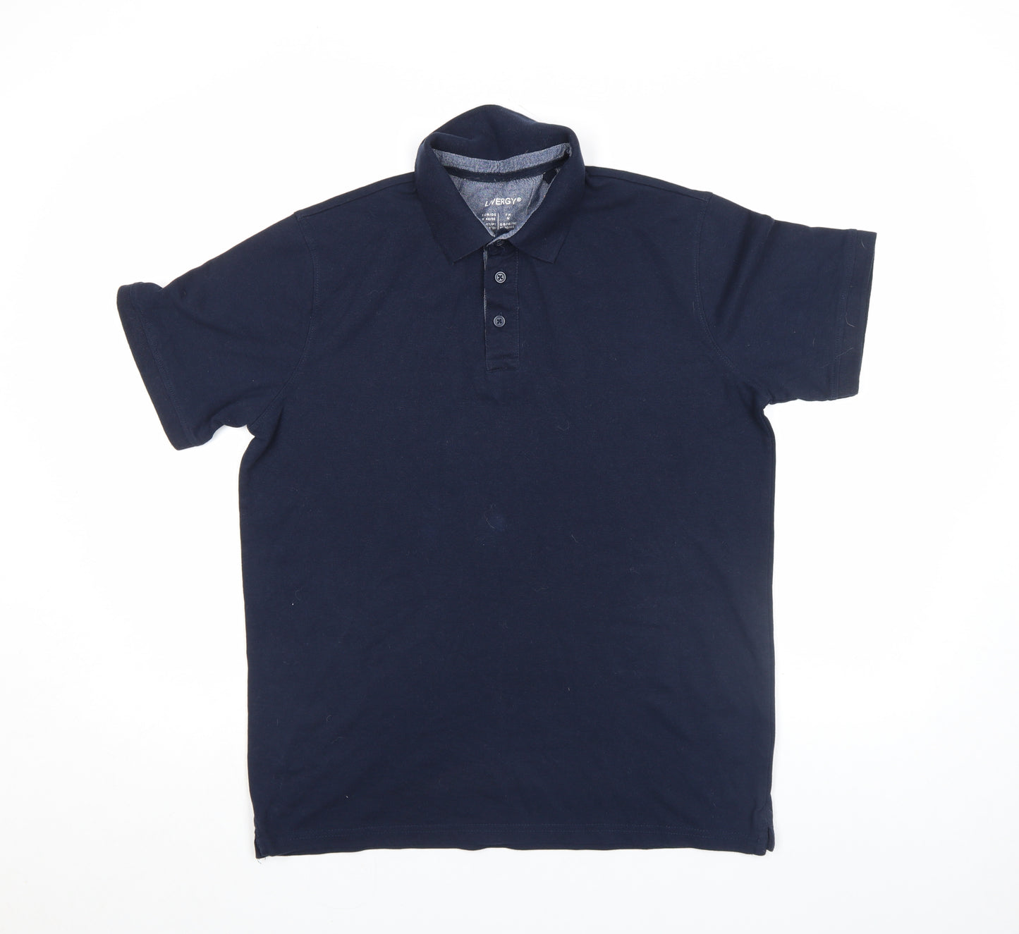 Livergy Men’s Blue M Regular Fit Cotton Polo Shirt