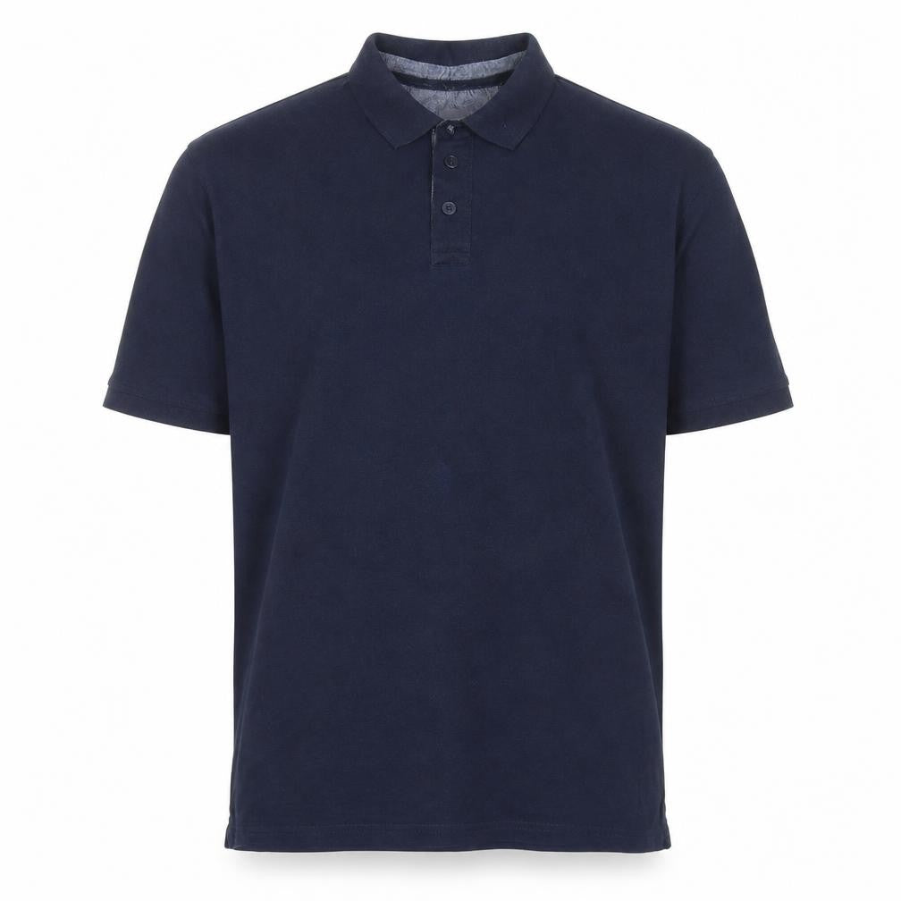 Livergy Men’s Blue M Regular Fit Cotton Polo Shirt