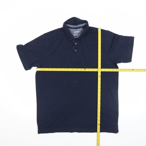 Livergy Men’s Blue M Regular Fit Cotton Polo Shirt