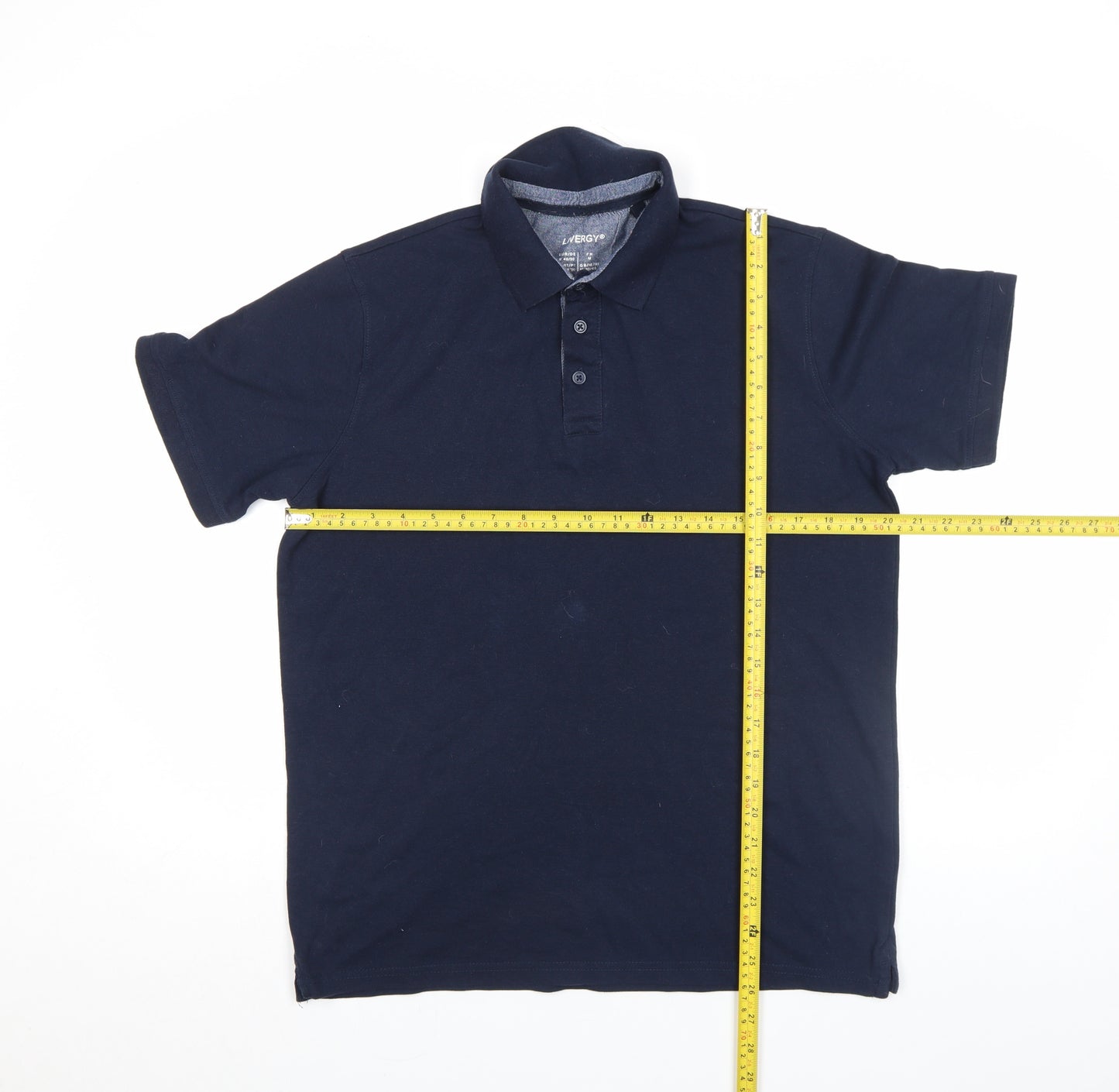 Livergy Men’s Blue M Regular Fit Cotton Polo Shirt