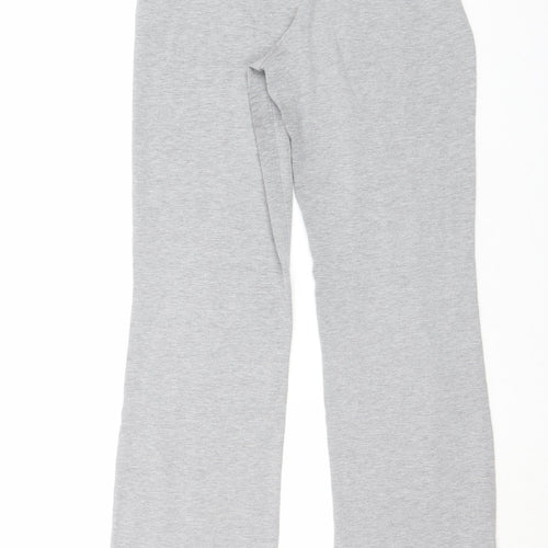 Pure Simple Sport Womens Grey Size 8 Straight Leg Sweatpants