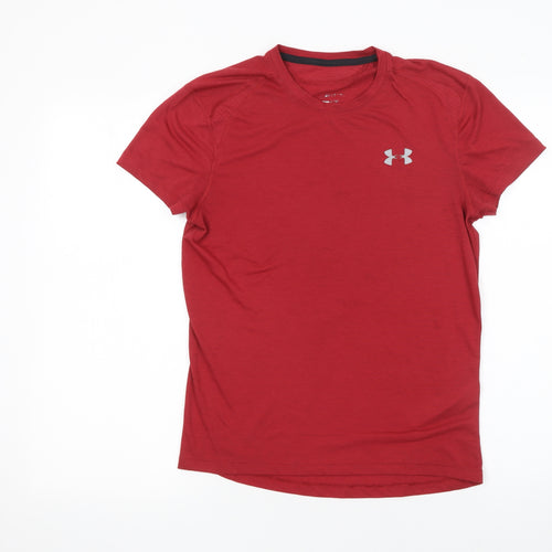 Under Armour Men’s Red Short Sleeve Athletic T-Shirt Size S